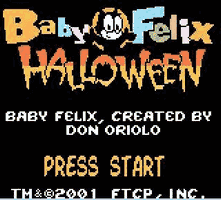 Baby Felix Halloween Title Screen